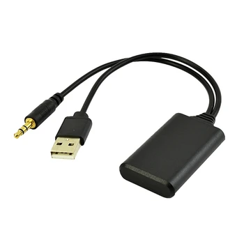 Compatíveis com Bluetooth, Rádio de Cabo Adaptador de Carro Aux USB, Leitor de Música Receptor