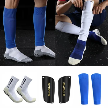 Adultos não-deslizamento conjunto de 2023 perna leggings alta elasticidade meias de futebol leggings cobertura de esportes profissionais, equipamentos de proteção