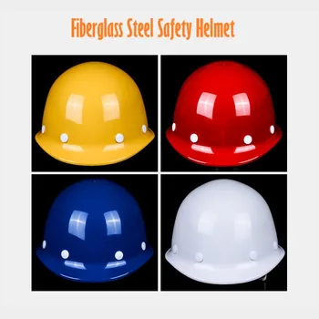 Chapéu de segurança de Fibra de vidro tampa capacete de Construção de Engenharia cap de alta resistência a impacto-resistente à habitação