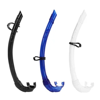 Mergulho de Snorkel em PVC de Fácil Respiração Snorkel, Mergulho, Snorkeling Tubo com Confortáveis Bocal de Mergulho Livre Mergulho Respiração
